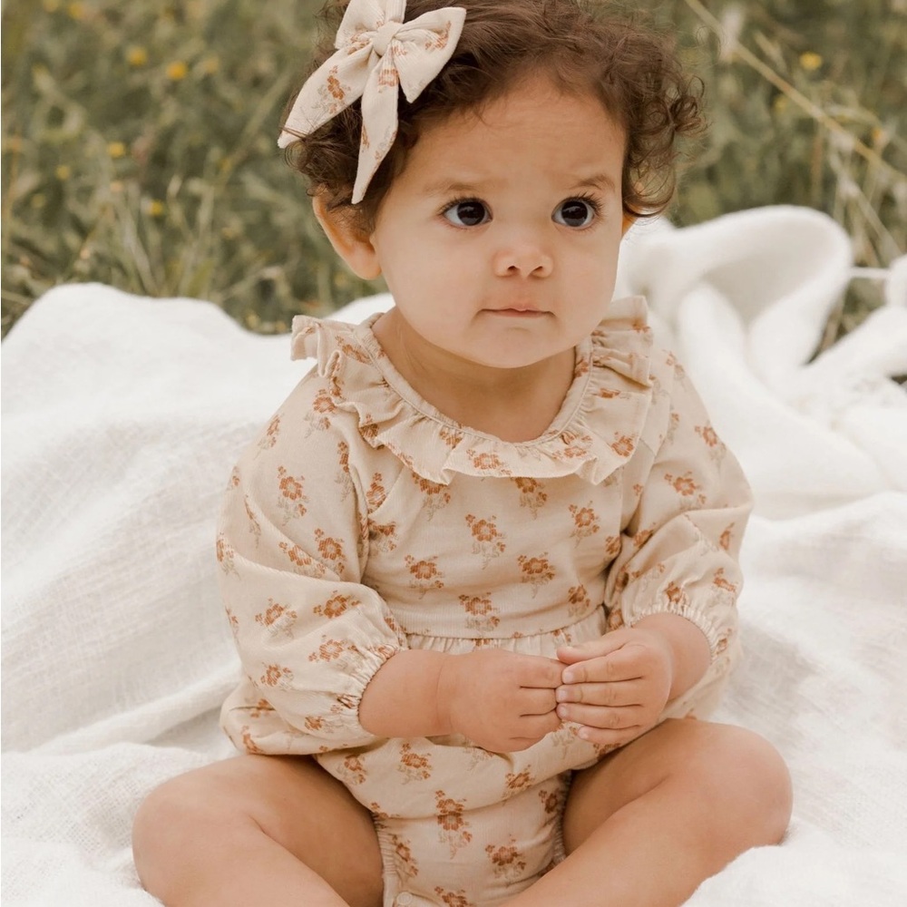Noralee Adeline Romper Vintage Fleur